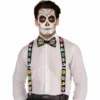 Forum Novelties Suspenders & Ties Day Of The Dead Braces