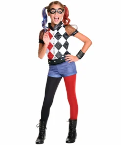 Rubie's Deerfield Harley Quinn DCSHG Deluxe Girls Costume