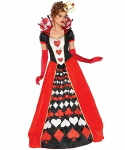Tomfoolery Deluxe Queen Of Hearts Costume By Leg Avenue