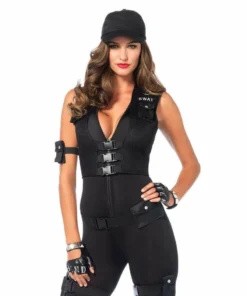 Tomfoolery Ladiesc Deluxe SWAT Commander Ladies Costume - Leg Avenue