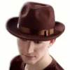 Forum Novelties Deluxe Brown Fedora Hats & Headwear