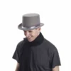 Forum Novelties Deluxe Grey Top Hat Hats & Headwear 1 Forum Novelties Deluxe Grey Top Hat Hats & Headwear