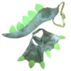 Swedia's Dinosaur Feet And Tail Set-Green