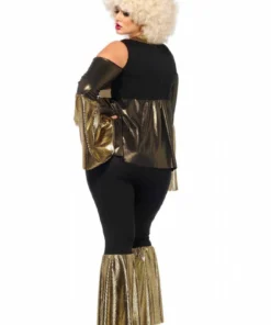 Tomfoolery Disco Diva Pant Suit By Leg Avenue - Plus Ladiesc