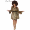 Tomfoolery Disco Diva Doll Costume By Leg Avenue - Plus