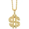 Tomfoolery Accessoriesc Dollar Sign Pendant Necklace - Gold