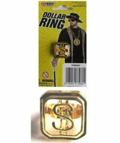 Allen Trading Accessoriesc Dollar Ring In Gold