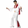Smiffys Mensc Elvis Red Flare Costume