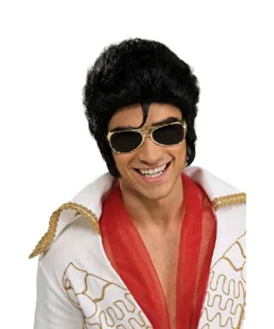 Rubies Elvis Glasses - Gold
