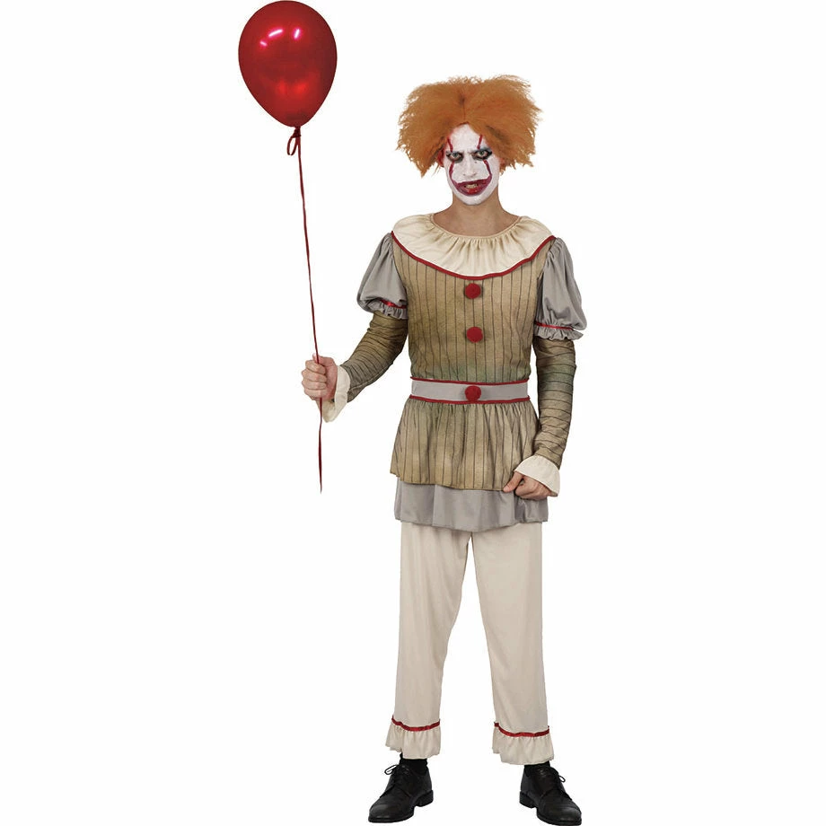 Trademart Evil Clown Costume - Mens 3 Trademart Evil Clown Costume - Mens