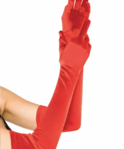 Tomfoolery Gloves Extra Long Satin Leg Avenue - Asst Colors 10 Tomfoolery Gloves Extra Long Satin Leg Avenue - Asst Colors