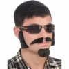 Forum Novelties Facial Hair Disguise Kit-Brown