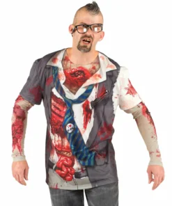 Tomfoolery Mensc Faux Real Zombie Shirt - Men's