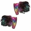Swedia's Feather Shoulder Pads In Purple