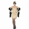 Smiffys Gold Ladies Flapper Dress