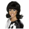 Smiffys 1960's Black 60s Flick Up Wig