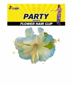 Allen Trading Flower Hair Clip - Red Or Blue Accessoriesc