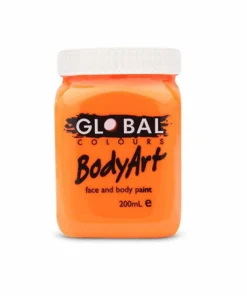 Interalia Group Fluro Orange Face And Body Paint