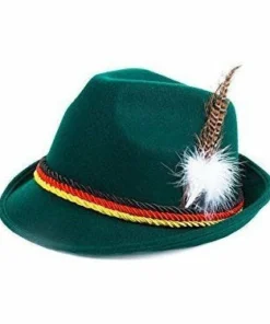 Trademart Forest Green Oktoberfest Fedora