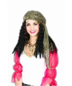 Forum Novelties Around The World Fortune Teller Wig & Scarf