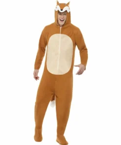 Smiffys Fox All In One Costume - Adult