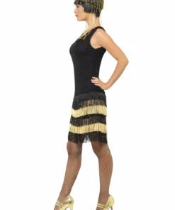 Smiffys 1920s Fringed Flapper Costume Ladiesc