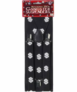 Forum Novelties Gangster Dollar Sign Suspenders
