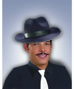 Forum Novelties Facial Hair Gangster Moustache - Black & Brown