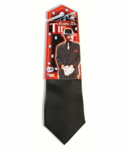 Forum Novelties Roaring 20's Gangster Tie Black Suspenders & Ties