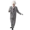 Swedia's Mensc Ghost Black & White Striped Men's Halloween Costume