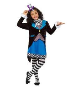 Smiffys Girls Costumes Little Miss Hatter