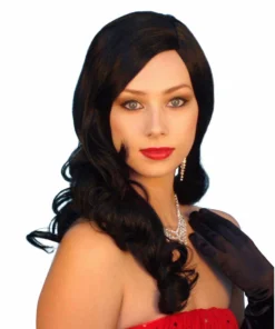 Carnival Products Rita 1940's Glamour Wig- Black Wigsc