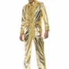 Smiffys Elvis Gold Suit Costume Mensc