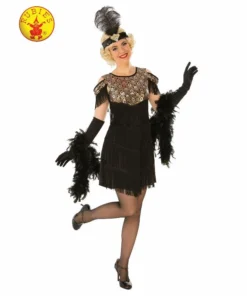 Rubie's Deerfield Gold Flapper Costume-Adult