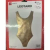 JD Party 80s Leotard Metallic Gold