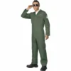 Smiffys Mensc Green Aviator Men's Costume 1 Smiffys Mensc Green Aviator Men's Costume