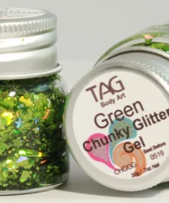 Makeup Tag Chunky Glitter Gel - Assorted Colours