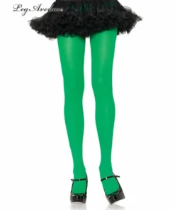 Tomfoolery Kelly Green Nylon Lycra Tights Plus - Leg Avenue Accessoriesc