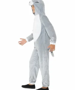 Smiffys Grey Dog Costume - Child Girls Costumes