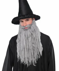 Amscan Beard And Moustache - Plush Grey