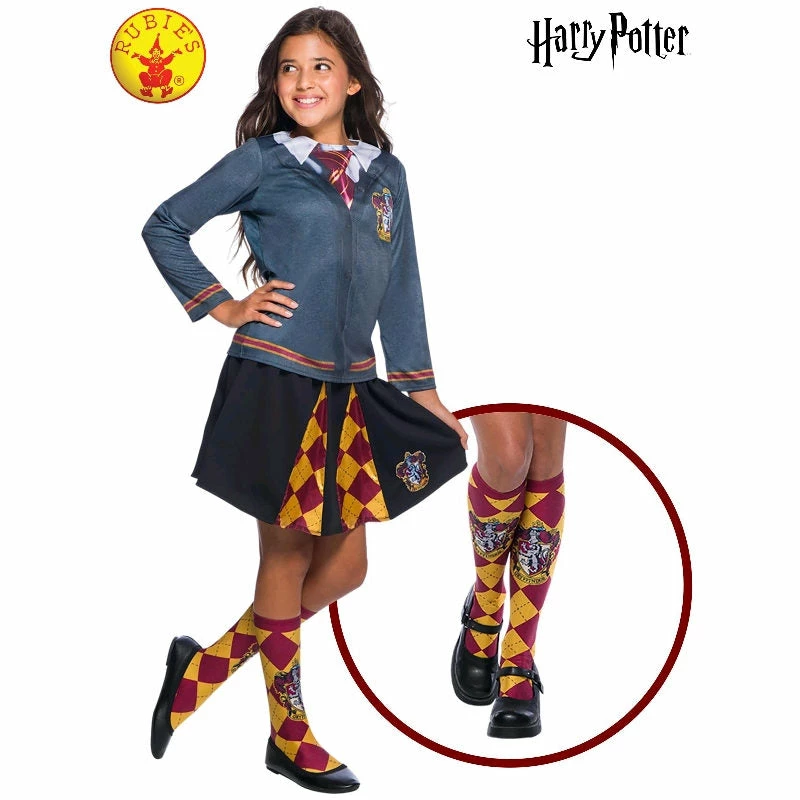 Rubie's Deerfield Gryffindor Socks Child Size 6-11 From Harry Potter 3 Rubie's Deerfield Gryffindor Socks Child Size 6-11 From Harry Potter