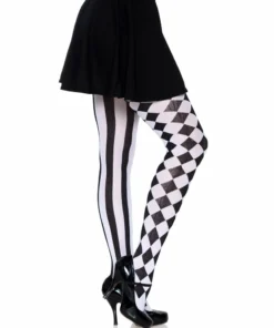 Tomfoolery Harlequin Pantyhose - Leg Avenue