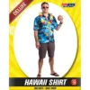 Allen Trading Mensc Hawaii Blue Shirt