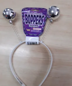 Forum Novelties Hats & Headwear Silver Disco Ball Head Boppers