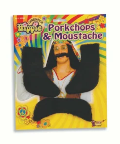 Forum Novelties Hippie Porkchops & Moustache Accessoriesc