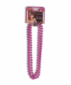 Trademart Hot Pink Flapper Beads 1920's
