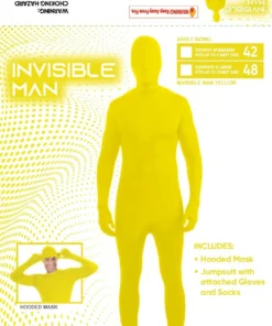 Tomfoolery Invisible Man Yellow Costume - Dr Toms