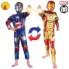 Rubie's Deerfield Iron Man To Iron Patriot Reversible Costume - Child Boys Costumes