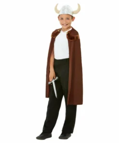 Smiffys Girls Costumes Kids Viking Kit-Cape Hat & EVA Sword