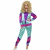 Smiffys Ladiesc 80s Height Of Fashion Shell Suit
